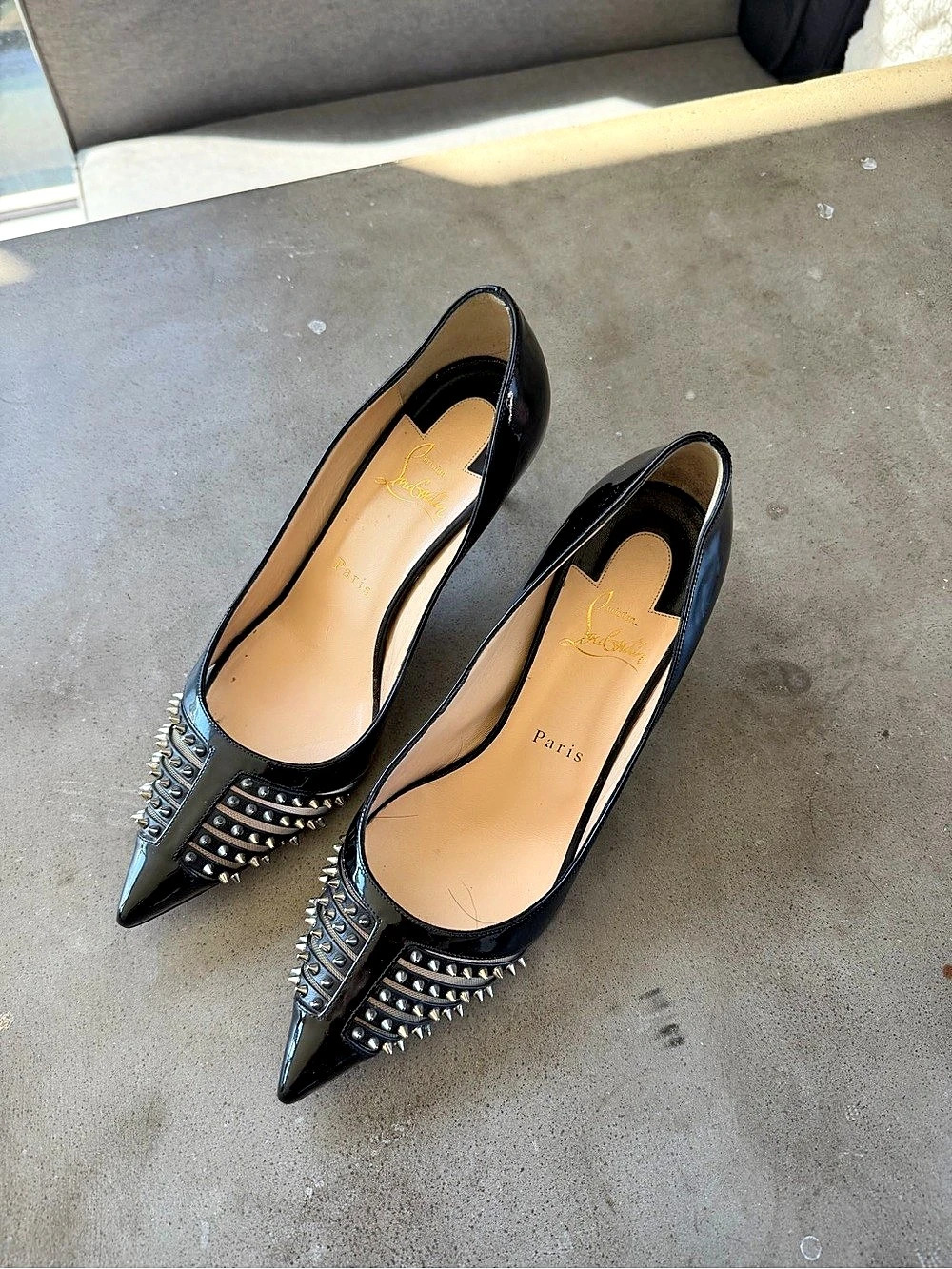 Christian Louboutin Patent Leather Pumps- EU 38